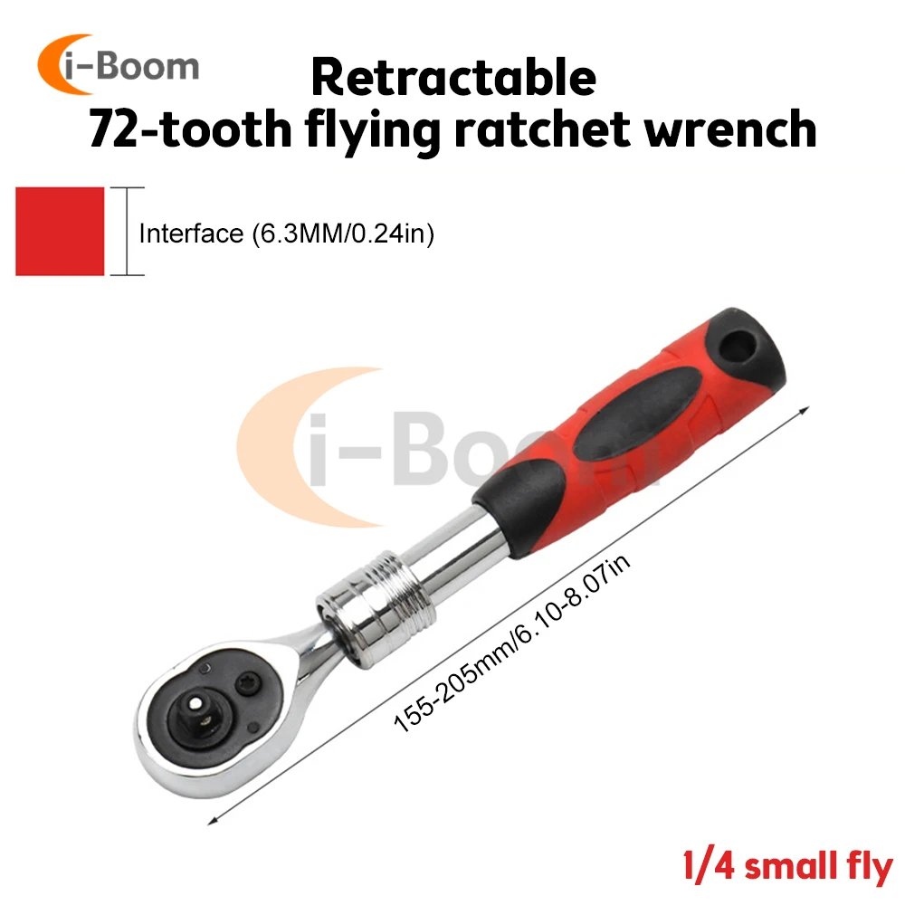 1/4 "3/8" 1/2 "بوصة اسئلة وجع 72 الأسنان تمديد تلسكوبي اسئلة المقبس أداة مفتاح الربط لوحة اسئلة مقبض أدوات مفتاح الربط