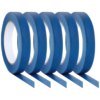 5 Rolls Paint Masking Tape Painters Artists Model Blue Bulk Car Thin Adhesive Textured Paper Low Tack