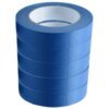 5 Rolls Paint Masking Tape Painters Artists Model Blue Bulk Car Thin Adhesive Textured Paper Low Tack