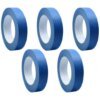 5 Rolls Paint Masking Tape Painters Artists Model Blue Bulk Car Thin Adhesive Textured Paper Low Tack
