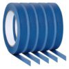 5 Rolls Paint Masking Tape Painters Artists Model Blue Bulk Car Thin Adhesive Textured Paper Low Tack