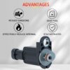 12581282   Vapor Canister Purge Valve Solenoid Replace for Chevy Silverado 1500 2500 3500 GMC Sierra Express Suburban NEW