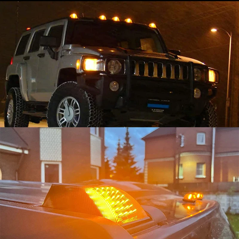 iJDM أصفر/أحمر LED سقف الكابينة ضوء والعدسات عدة ل هامر H2 2003 2004 2005 2006 2007 2008 2009 LED المدخن عدسة أضواء علوية iJDM أصفر/أحمر LED سقف الكابينة ضوء والعدسات عدة ل هامر H2 2003 2004 2005 2006 2007 2008 2009 LED المدخن عدسة أضواء علوية