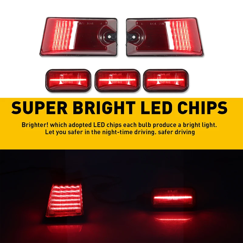 iJDM أصفر/أحمر LED سقف الكابينة ضوء والعدسات عدة ل هامر H2 2003 2004 2005 2006 2007 2008 2009 LED المدخن عدسة أضواء علوية iJDM أصفر/أحمر LED سقف الكابينة ضوء والعدسات عدة ل هامر H2 2003 2004 2005 2006 2007 2008 2009 LED المدخن عدسة أضواء علوية