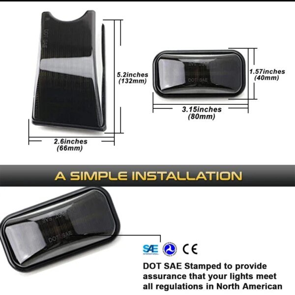 iJDM أصفر/أحمر LED سقف الكابينة ضوء والعدسات عدة ل هامر H2 2003 2004 2005 2006 2007 2008 2009 LED المدخن عدسة أضواء علوية