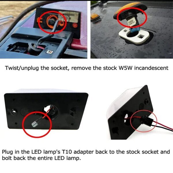 iJDM أصفر/أحمر LED سقف الكابينة ضوء والعدسات عدة ل هامر H2 2003 2004 2005 2006 2007 2008 2009 LED المدخن عدسة أضواء علوية