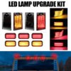 أضواء علامة سقف الكابينة LED ، أضواء التخليص ل 2003-2009 هامر H2 2005 2007-2009 هامر H2 SUT و SUV ، 10 قطعة لكل مجموعة