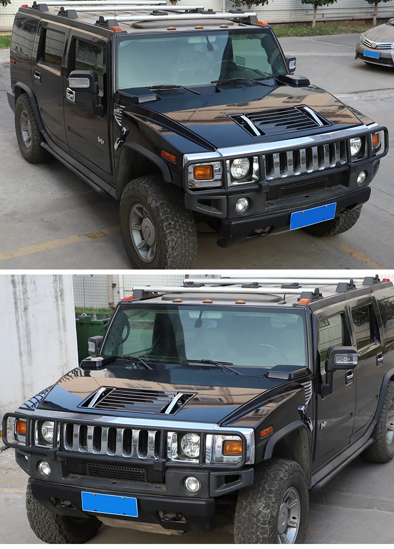 ل هامر H2 2003 2004 2005 2006 2007 2008 2009 ABS كروم هود سطح السفينة تنفيس لوحة أغطية المقبض حواف السيارات تعديل الملحقات ل هامر H2 2003 2004 2005 2006 2007 2008 2009 ABS كروم هود سطح السفينة تنفيس لوحة أغطية المقبض حواف السيارات تعديل الملحقات