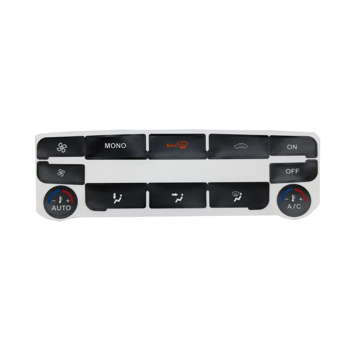 ملصقات إصلاح الزر لفورد مونديو MK4 S Max 2006 إلى 2015 شارات التحكم في المناخ الفضية لفورد جالاكسي تحديد المفاتيح القبيحة