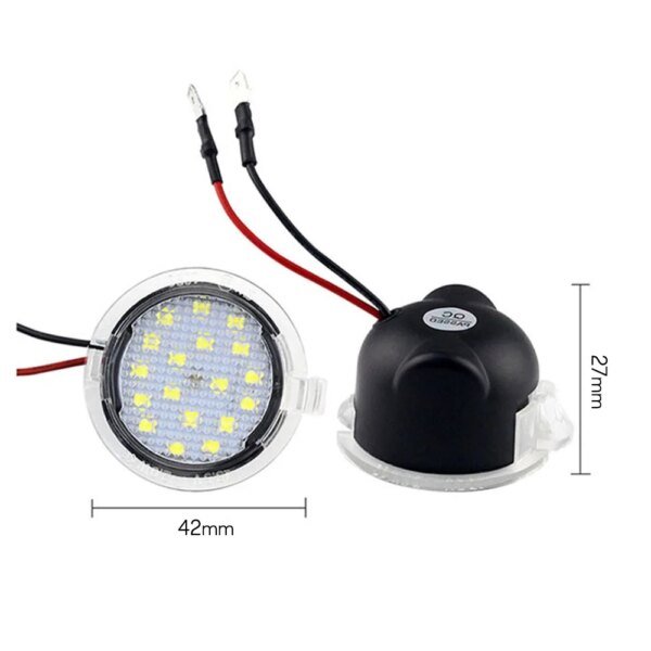 تحت مرآة البركة استبدال الضوء ، 18 LED ، فورد مونديو ، S-Max ، EDGE ، Explorer ، F-150 ، 2 قطعة