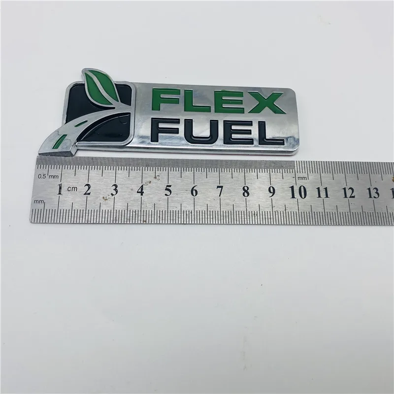 لوحة واقية من أجل الهروب F150 E150 E250 F250 اكسبلورر فليكس الوقود كروم الأخضر شعار شعار الباب الخلفي