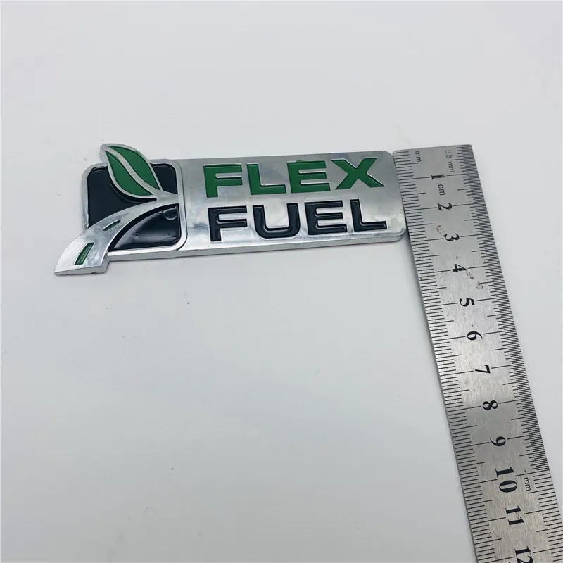لوحة واقية من أجل الهروب F150 E150 E250 F250 اكسبلورر فليكس الوقود كروم الأخضر شعار شعار الباب الخلفي