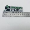 لوحة واقية من أجل الهروب F150 E150 E250 F250 اكسبلورر فليكس الوقود كروم الأخضر شعار شعار الباب الخلفي