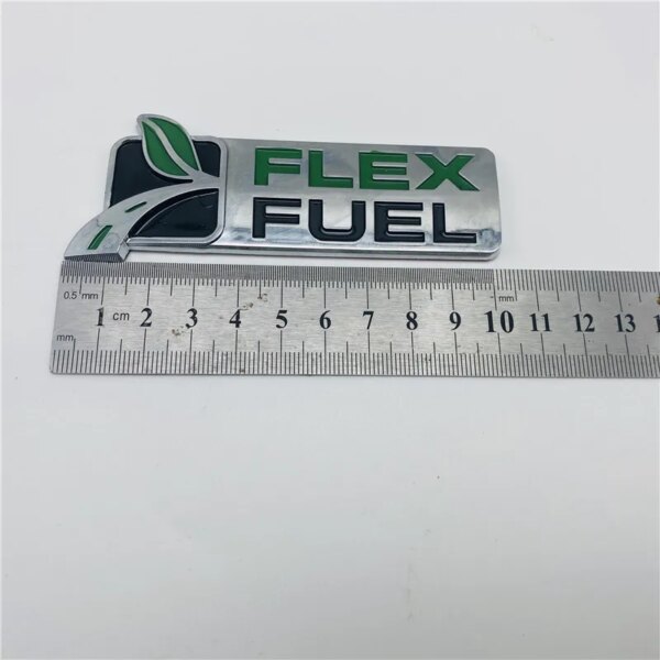 لوحة واقية من أجل الهروب F150 E150 E250 F250 اكسبلورر فليكس الوقود كروم الأخضر شعار شعار الباب الخلفي