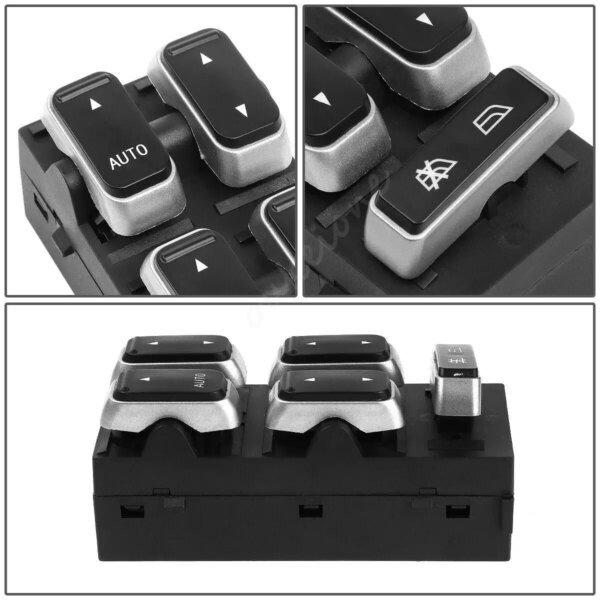 78695-14u7tu.jpg الطاقة الكهربائية ماستر زجاج النافذة رافع السيارات زر التحكم التبديل ل لينكولن تاون سيارة 2003-2009 اكسسوارات السيارات 5W1Z-14529