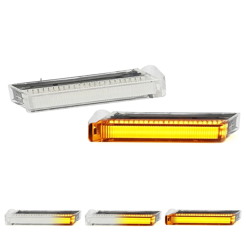 لفورد F150 F-150 رابتور إكسبيديشن لينكولن مارك LT LED الجانب مرآة مصباح العنبر الجانب الرؤية الخلفية ديناميكية بدوره إشارة أضواء