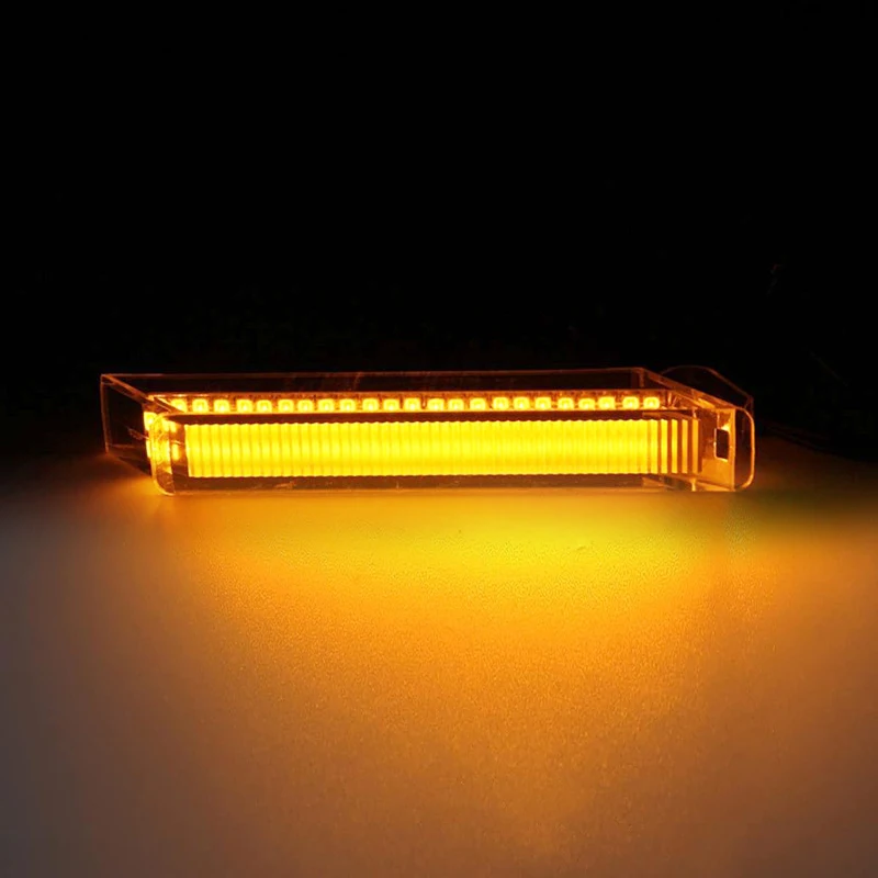 لفورد F150 F-150 رابتور إكسبيديشن لينكولن مارك LT LED الجانب مرآة مصباح العنبر الجانب الرؤية الخلفية ديناميكية بدوره إشارة أضواء