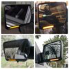 لفورد F150 F-150 رابتور إكسبيديشن لينكولن مارك LT LED الجانب مرآة مصباح العنبر الجانب الرؤية الخلفية ديناميكية بدوره إشارة أضواء