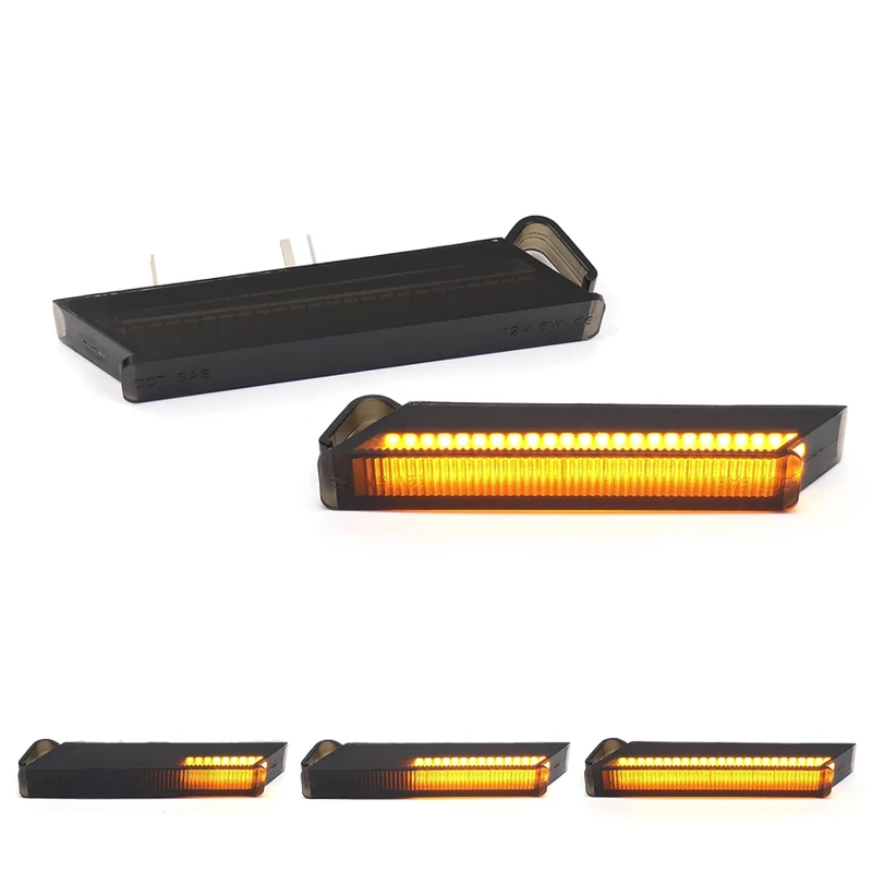 لفورد F150 F-150 رابتور إكسبيديشن لينكولن مارك LT LED الجانب مرآة مصباح العنبر الجانب الرؤية الخلفية ديناميكية بدوره إشارة أضواء