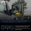 لفورد F150 F-150 رابتور إكسبيديشن لينكولن مارك LT LED الجانب مرآة مصباح العنبر الجانب الرؤية الخلفية ديناميكية بدوره إشارة أضواء