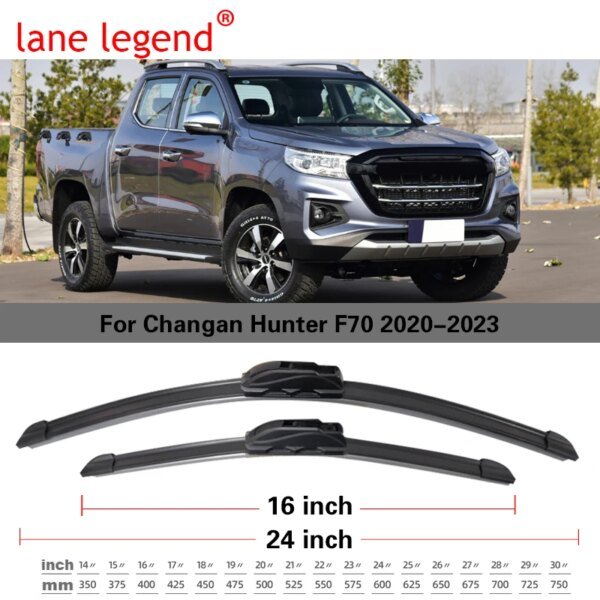 حارة أسطورة ممسحة شفرات ل Changan هنتر F70 2020 2021 2022 2023 اكسسوارات السيارات الجبهة ممسحة الزجاج الأمامي شفرة قاطعة الفراشي