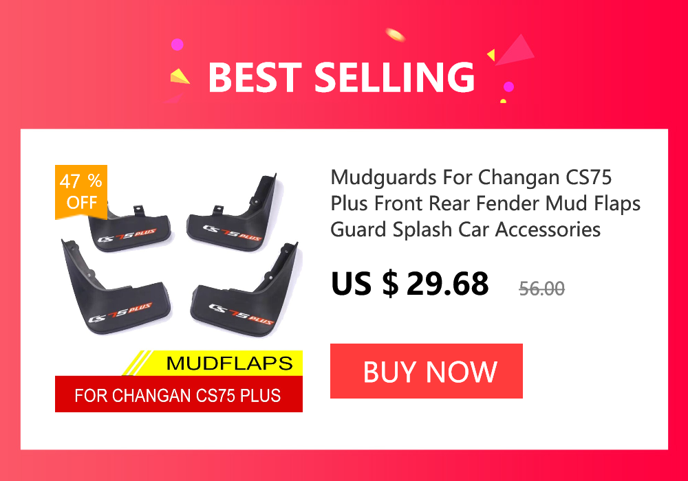 واقيات الطين ل Changan CS75 زائد الجبهة الخلفية الحاجز الطين اللوحات الحرس سبلاش اكسسوارات السيارات 4 قطعة