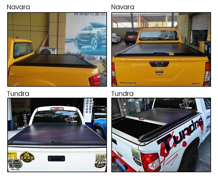 غطاء Tonneau قابل للسحب غطاء مصراع الأسطوانة لـ GWM Cannon Great Wall 5 7 poer power pao cannon wingle fengjun