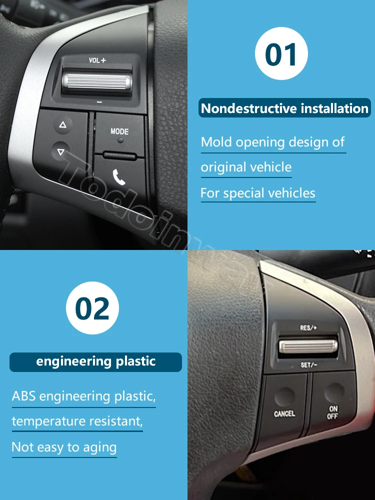 مفتاح التحكم في السرعة متعدد الوظائف لـ Isuzu Dmax ، زر الصوت ، مفتاح لـ D-Max ، X ، chevolet Dmax ، الملحقات