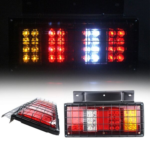 المصابيح الخلفية LED لشاحنة إيسوزو Elf  ، NPR ، NKR ، NHR ، 1984-Up ، 2x ، 32LED