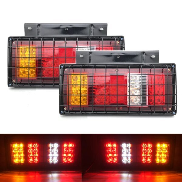 المصابيح الخلفية LED لشاحنة إيسوزو Elf  ، NPR ، NKR ، NHR ، 1984-Up ، 2x ، 32LED
