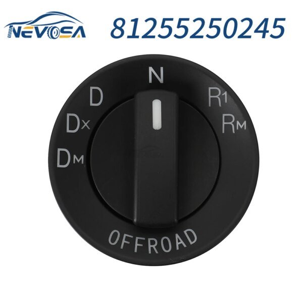 114588-c4ce81.jpg NEVOSA لـ MAN TGA TGX مفتاح قطع غيار الشاحنة 81255250245 81255250272 مفتاح نقل أوتوماتيكي لتعديل التروس مفتاح دوار