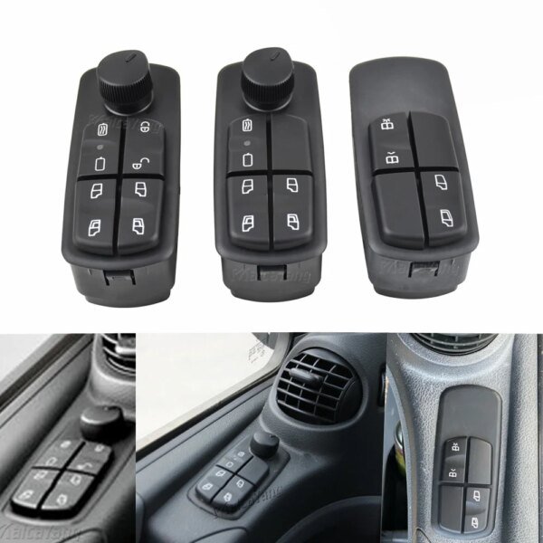 114973-2f7e0b.jpg مفتاح نافذة الطاقة الكهربائية لمرسيدس بنز ، اكسسوارات السيارات ، شاحنة ، Axor ، Schown ، A0025452013 ، 0025452013