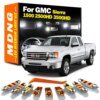 MDNG Canbus LED الداخلية خريطة قبة مصابيح إضاءة صندوق السيارة عدة لجي إم سي سي سييرا 1500 2500HD 3500HD 2000-2011 2012 2013 اكسسوارات السيارات
