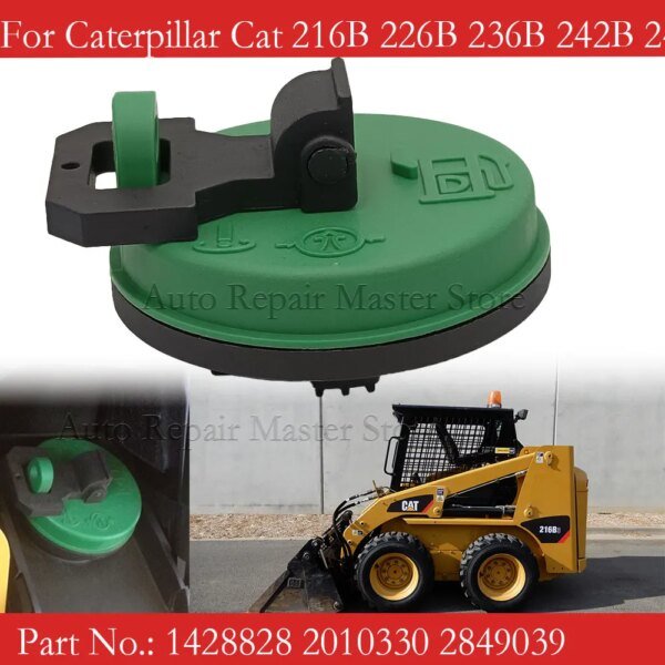 124163-ee1b64.jpg غطاء الوقود المقفل مناسب لـ ccaterpillar Cat ، من من من من من من من نوع 226B 2236b 246B 246B 247B 252B 262B 277B