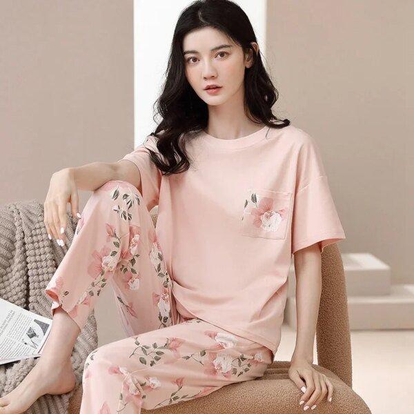13524-ab2b1a.jpg أطقم بيجامات نسائية بأكمام قصيرة