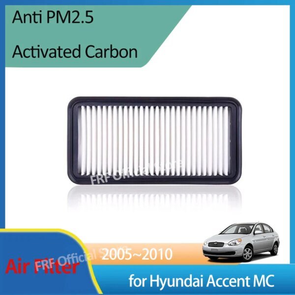 لشركة هيونداي أكسنت MC فيرنا سوبر المهر دودج موقف MK3 2005 2006 2007 2008 2009 2010 28113-1G000 عنصر فلتر الهواء قطع غيار السيارات