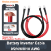 144192-594973.png بطارية محول اتصال كابل مجموعة مع محطات 8/6/4/2 AWG 10/16/25/35mm2 UPS سلك تقطعت بهم السبل الأحمر النحاس الأساسية القصدير مطلي العروة