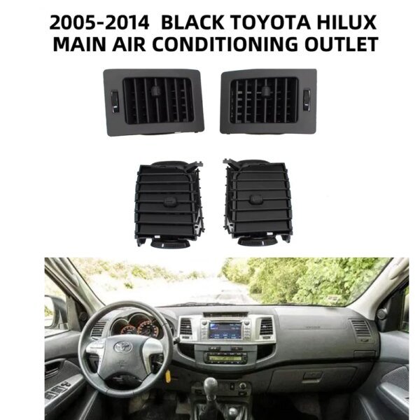 151507-c612d7.jpg مكيف هواء داخلي ، شبكة تهوية للتويوتا وكس كون SR5 شواء hilute-Fortuner ، قطع غيار إكسسوارات ، 2