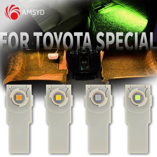 153617-b45bbe.jpg مصباح داخلي LED للخلف ، موصل إضاءة مزخرف ، تويوتا كامري كورولا RAV4 تاج ملحقات لكزس ، علبة القفازات ، 2