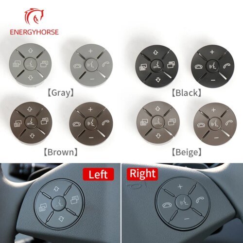 عجلة قيادة متعددة الوظائف للسيارة ، أزرار دفع لسيارات edes Benz R ML GL CLS SL SLK SLR Class W251 W164 W230 W171 w168