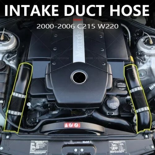 خرطوم أنبوب السحب الهوائي ، خرطوم لـ C215 ، W220 ، مرسيدس بنز S430 ، S500 ، CL500 ، S55 AMG ، CL55 AMG ،