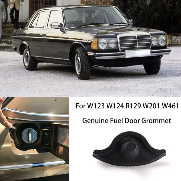 غطاء غطاء الوقود الأصلي ، عازل مطاطي لمرسيدس بنز W123 W124 R129 W201 W461 ، باب الوقود جروميت OEM