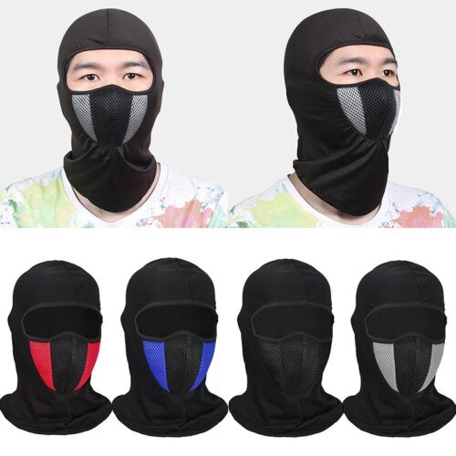 للدراجات النارية ، أقنعة الوجه الكامل ، قبعة Skullies ،