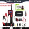 Topdiag P200 قوة التحقيق السيارات جهاز فحص الدائرة الكهربائية 9 فولت-30 فولت بطارية التتابع حاقن تفعيل أداة تشخيص السيارة