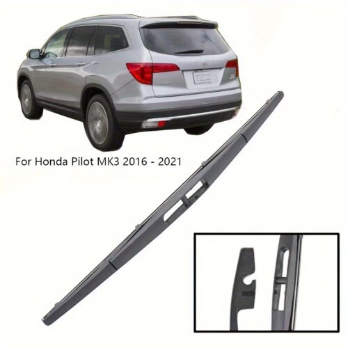 14 "الخلفية ممسحة شفرة لهوندا الطيار MK3 2016 - 2021 الزجاج الأمامي نظيفة الباب الخلفي نافذة سيارة المطر فرشاة