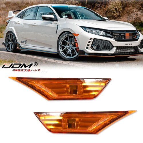 اليسار اليمين OEM JDM واضح الجانب ماركر مصباح عدسة ل 2016-up 10th الجنرال هوندا سيفيك سيدان/كوبيه/هاتشباك بدوره إشارة ماركر ضوء