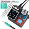محطة لحام SUGON A9 ، طرف حديدي ، محطة إعادة صياغة ، لحام إلكتروني ، خالية من الرصاص ، متوافقة ، أصلية ، من من من من صوفي ،