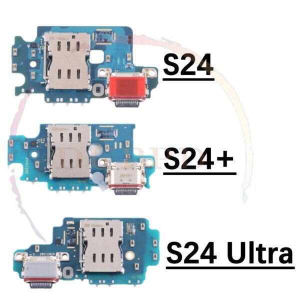 لوحة موصل بمنفذ شحن USB ، كابل مرن لهاتف S24 + ، S24 الترا ، S928 ، S926 ، S921