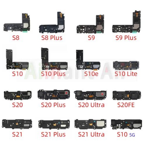 AiinAnt الأصلي صفارة كبيرة أسفل مكبر الصوت كابل فليكس الهاتف المحمول قطع الغيار For Samsung Galaxy S8 S9 S10 S20 S21 Edge Plus Ultra