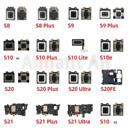 سماعة أذن أمامية علوية من AiinAnt لهاتف سامسونج جالاكسي S8 S9 S10 S20 S21 Lite Plus Ultra